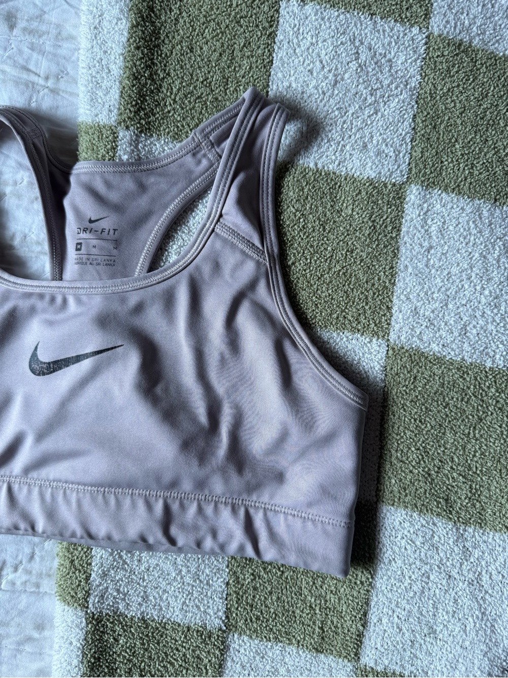 Nike Women's Light Mauve Dri-FIT Sports Bra